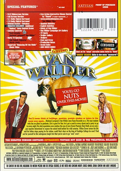 National Lampoon s Van Wilder Unrated DVD 2002 DVD Empire National lampoon s van wilder unrated dvd 2002 dvd empire