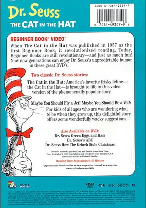 Dr. Seuss The Cat In The Hat (DVD 1985) DVD Empire