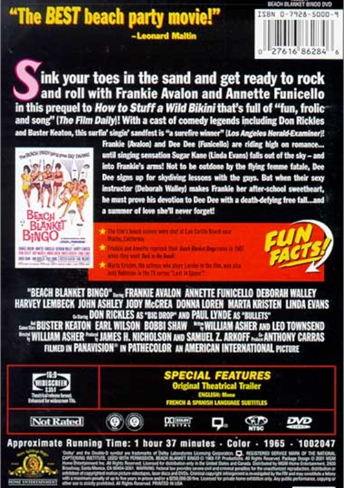 Beach Blanket Bingo (DVD 1965) DVD Empire