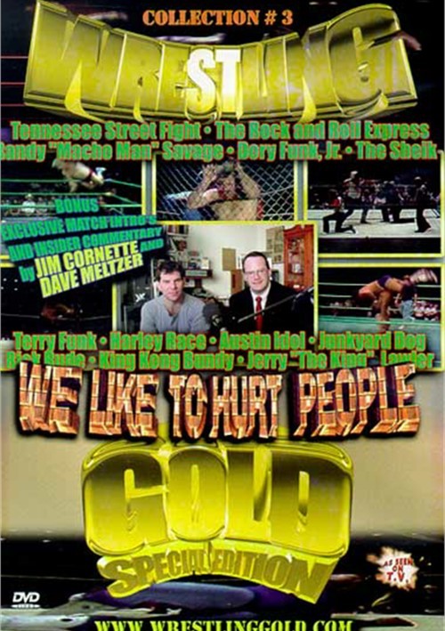Wrestling Gold Collection 3 We Like To Hurt People (DVD 2001) DVD