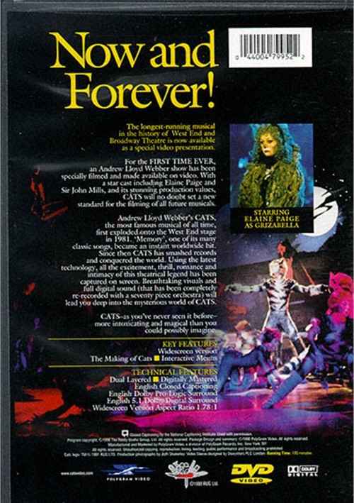 Cats (DVD 1998) | DVD Empire