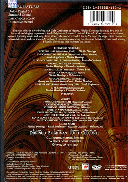Gala Christmas In Vienna, A (DVD 1997) DVD Empire