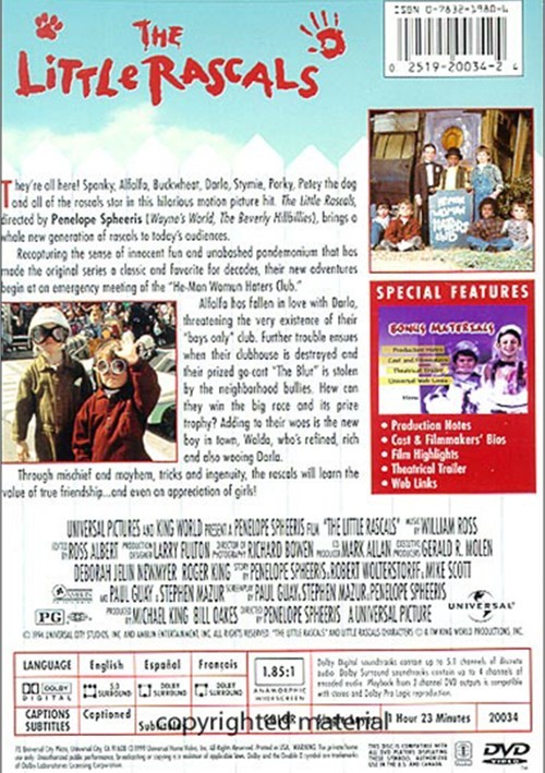 Little Rascals, The (DVD 1994) | DVD Empire