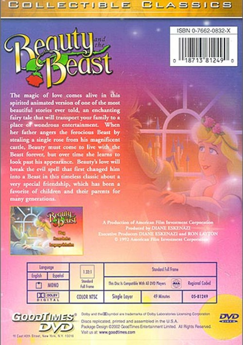 goodtimes entertainment beauty and the beast