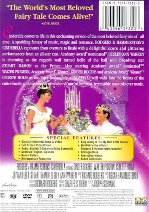 Cinderella (Rodgers & Hammersteins) (DVD 1964) DVD Empire
