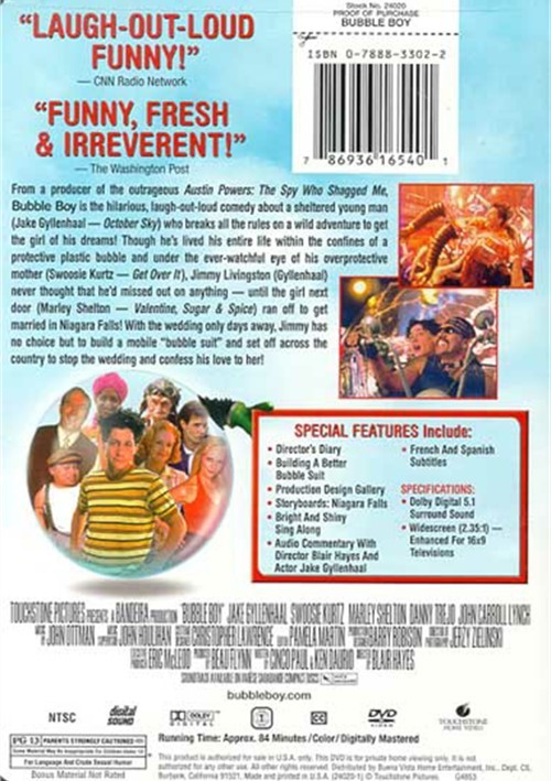 Bubble Boy (DVD 2001) DVD Empire