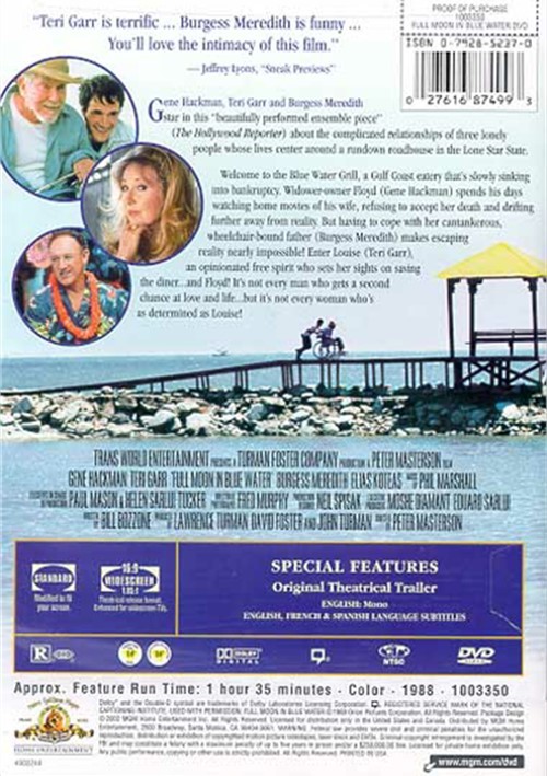 Full Moon In Blue Water (DVD 1988) DVD Empire