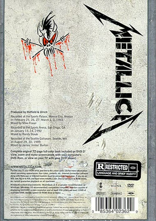 Metallica Live Sh*t Binge and Purge [Box Set] (DVD 1993) DVD Empire