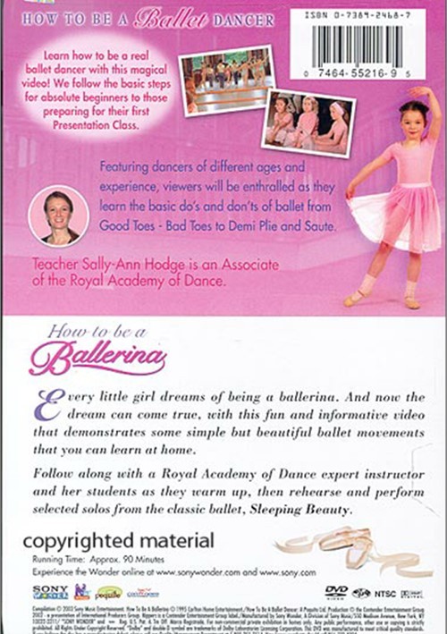 How To Be A Ballet Dancer (DVD 1995) DVD Empire