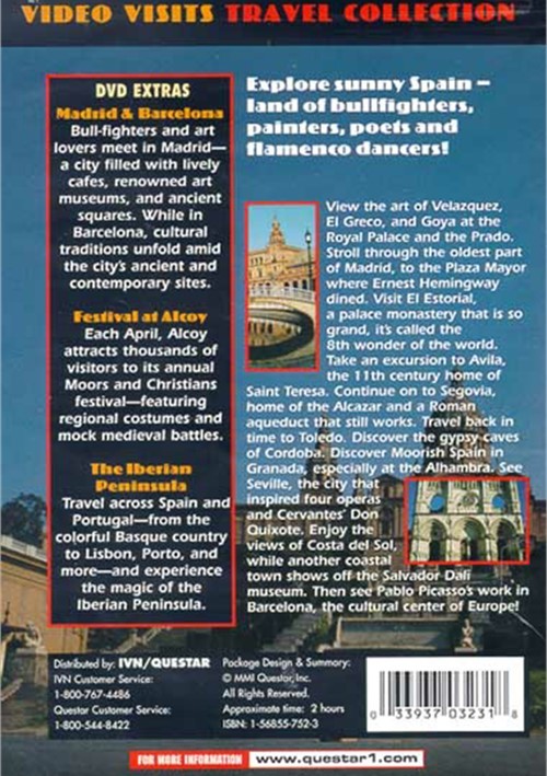 Discovering Spain Video Visits Travel Collection (DVD 2001) DVD Empire