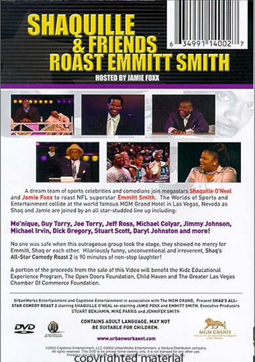 Roasting Emmitt Smith Shaq's All Star Comedy Roast 2 (DVD 2003) DVD
