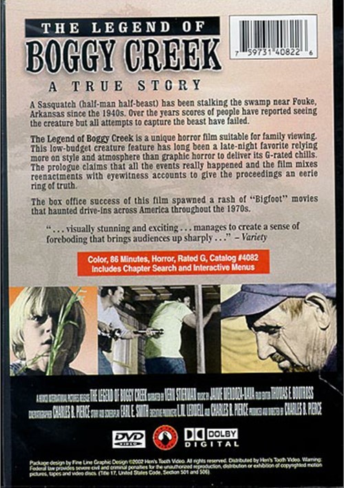 Legend of Boggy Creek, The (DVD 1972) DVD Empire