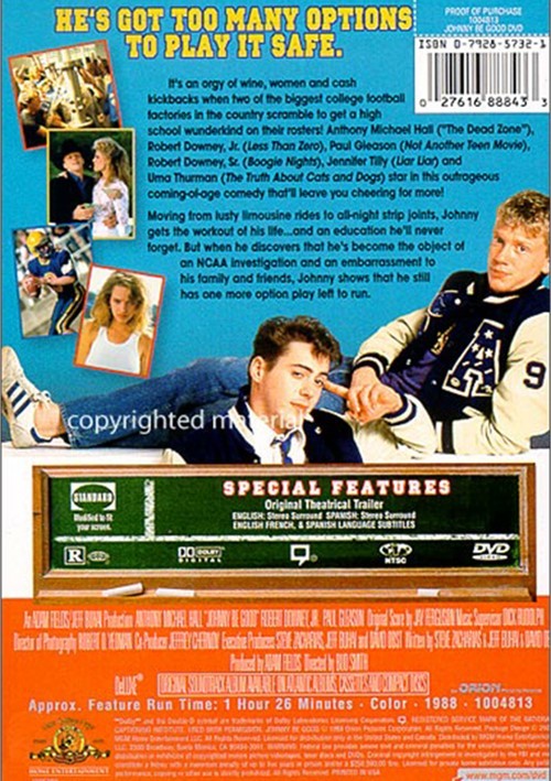 Johnny Be Good (DVD 1988) DVD Empire