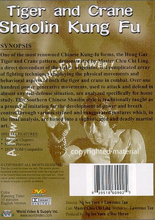 Tiger & Crane Shaolin Kung Fu (DVD) DVD Empire