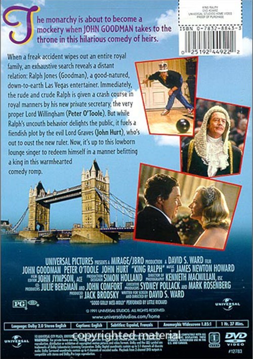 King Ralph (DVD 1991) | DVD Empire