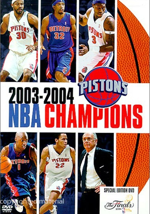 Pistons 20032004 NBA Champions (DVD 2004) DVD Empire
