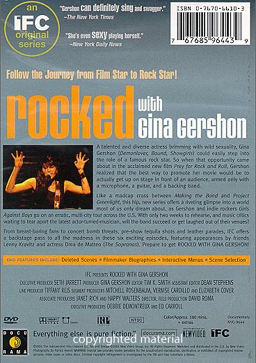 Rocked With Gina Gershon (DVD 2004) DVD Empire