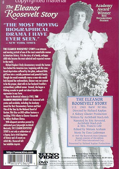 Eleanor Roosevelt Story, The (DVD 1965) DVD Empire