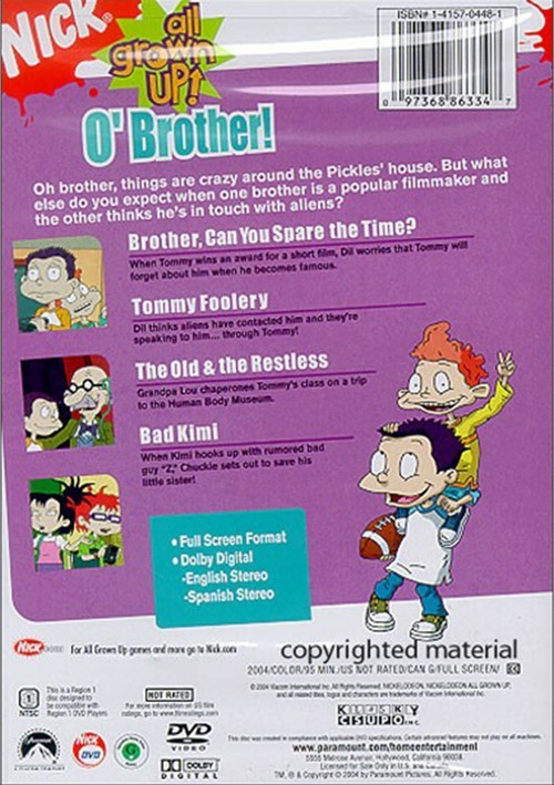 Rugrats All Grown Up! O' Brother! (DVD 2004) DVD Empire