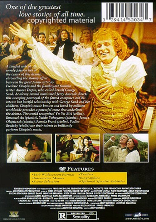Chopin Desire For Love (DVD 2002) DVD Empire Chopin Desire For Love (DVD 2002) DVD Empire