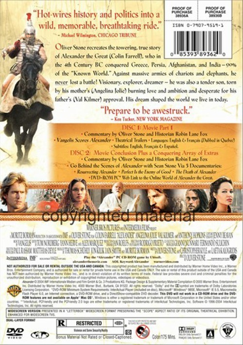 Alexander Theatrical Version (DVD 2004) DVD Empire