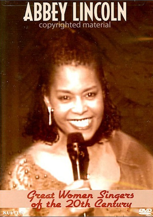 Great Women Singers Of The 20th Century Abbey Lincoln DVD 1991 DVD 