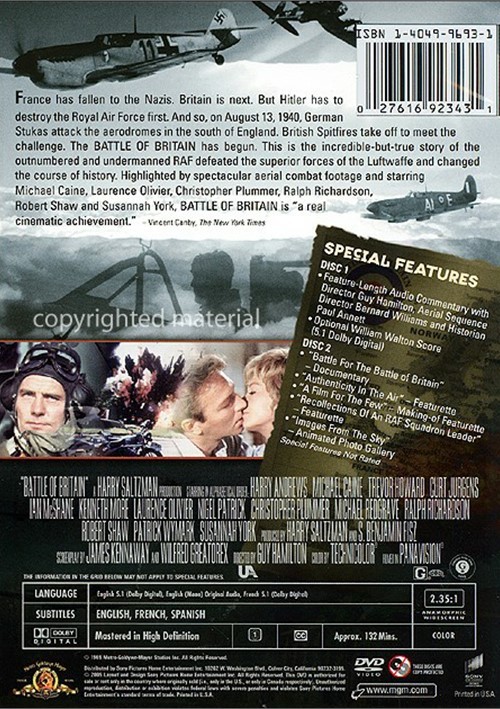 Battle Of Britain Collector's Edition (DVD 1969) DVD Empire