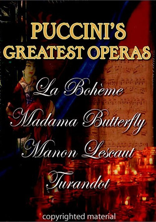 Puccini's Greatest Operas Box Set (DVD 1994) DVD Empire