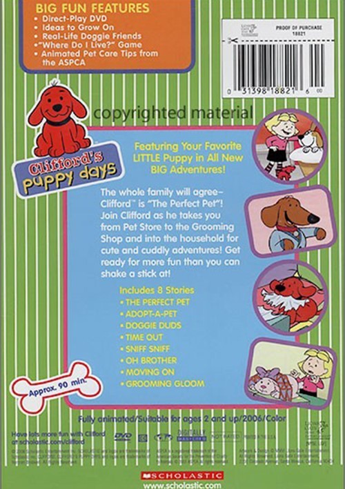 Clifford's Puppy Days The Perfect Pet (DVD 2006) DVD Empire