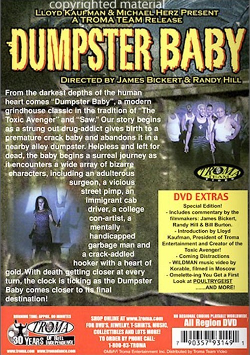 Dumpster Baby (DVD 2000) DVD Empire