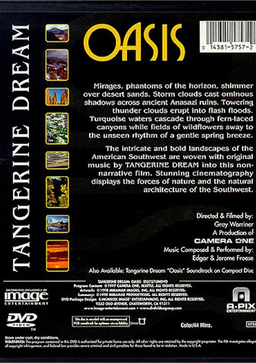 Oasis Tangerine Dream (DVD 1997) DVD Empire