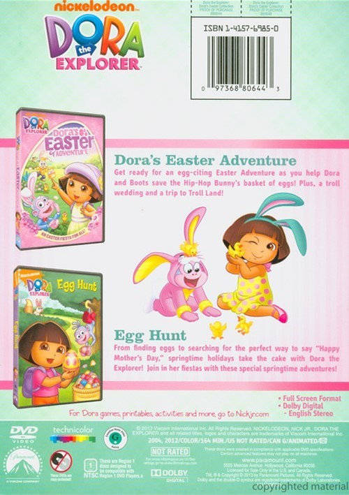 Dora The Explorer: Dora's Easter Collection (2 Pack) (DVD) | DVD Empire