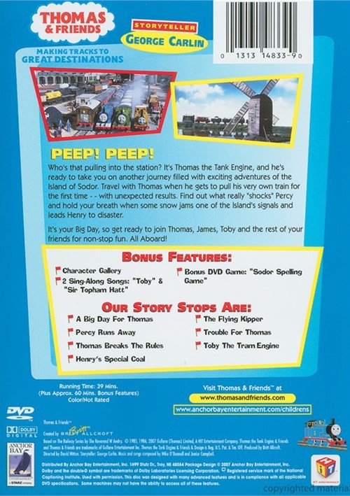 Thomas Friends A Big Day For Thomas Dvd Dvd Empire