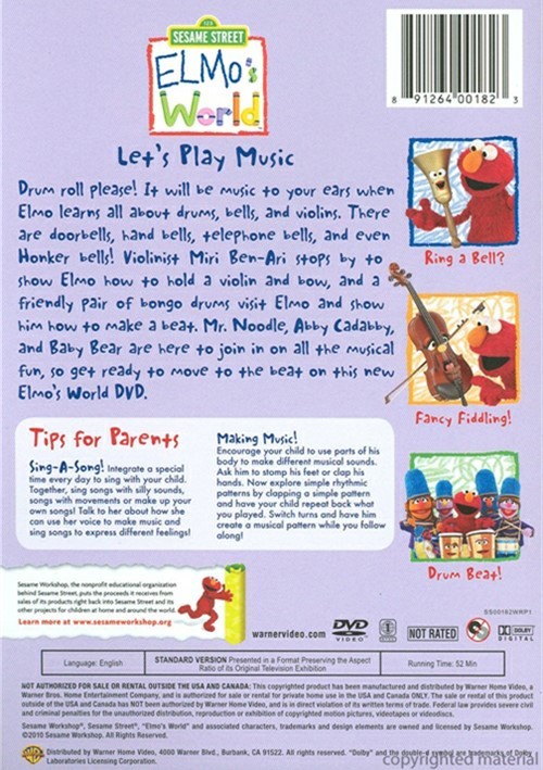 Elmo's World Let's Play Music (DVD 2010) DVD Empire