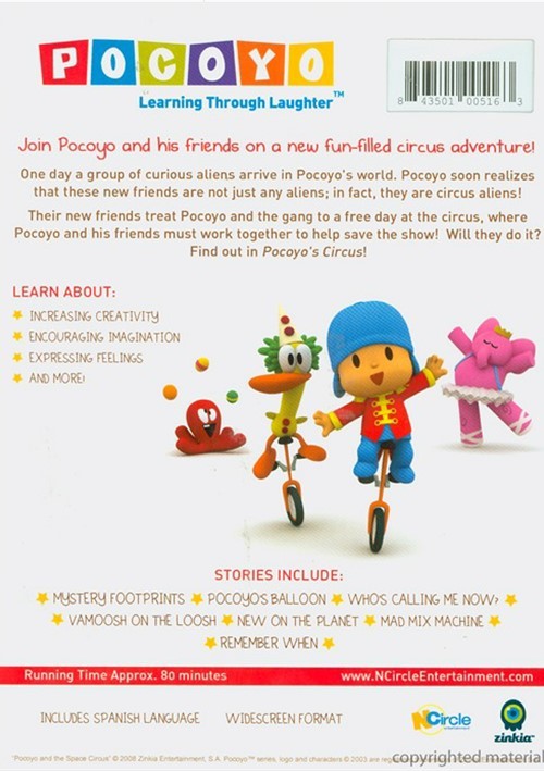 Pocoyo: Pocoyo's Circus (DVD) | DVD Empire