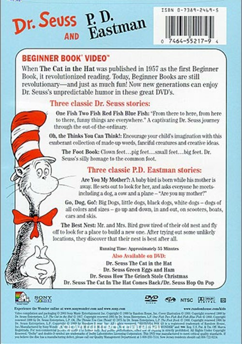 Dr. Seuss: 1 Fish 2 Fish / Are You My Mother? (DVD 2003) | DVD Empire