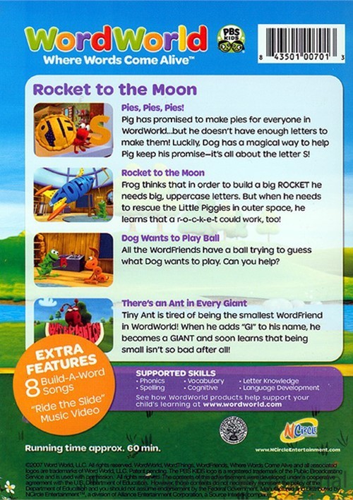 WordWorld: Rocket To The Moon (DVD 2007) | DVD Empire